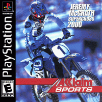 Jeremy McGrath Supercross 2000 PAL Playstation PAL box art